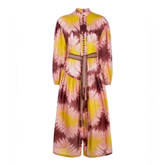 Zimmermann Dresses Zimmermann Shelly Buttoned Silkvoie Midi